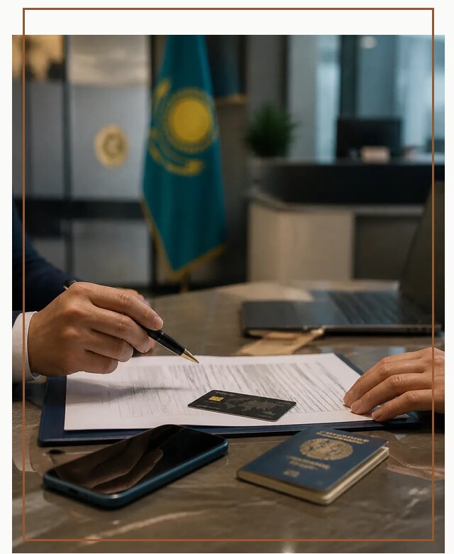 Открытие счета и банковской карты в Казахстане в Выборге